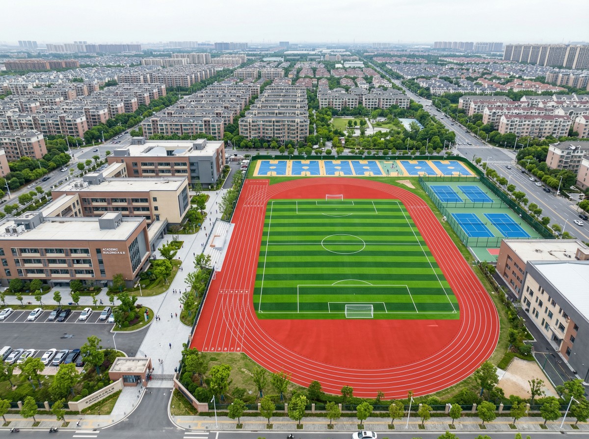 阜阳市全塑型塑胶跑道混合型塑胶跑道 - 方案
